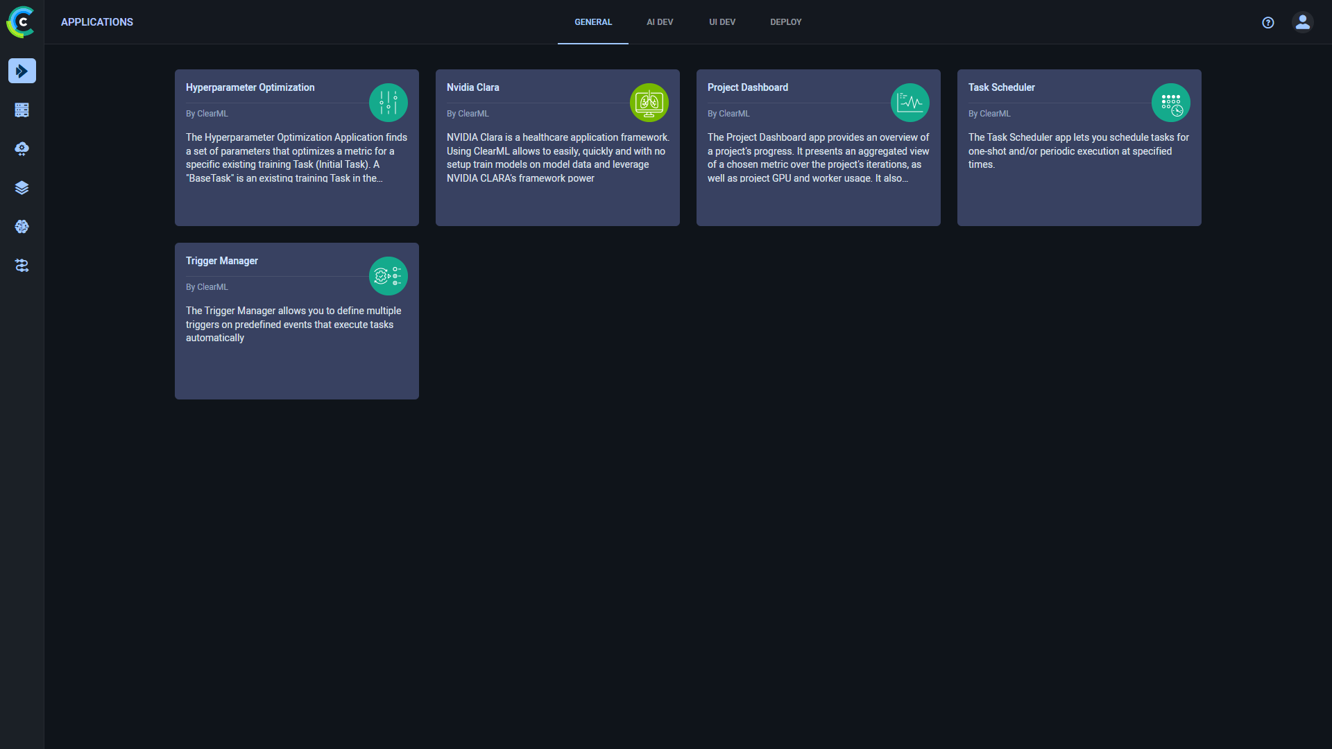ClearML Applications | ClearML