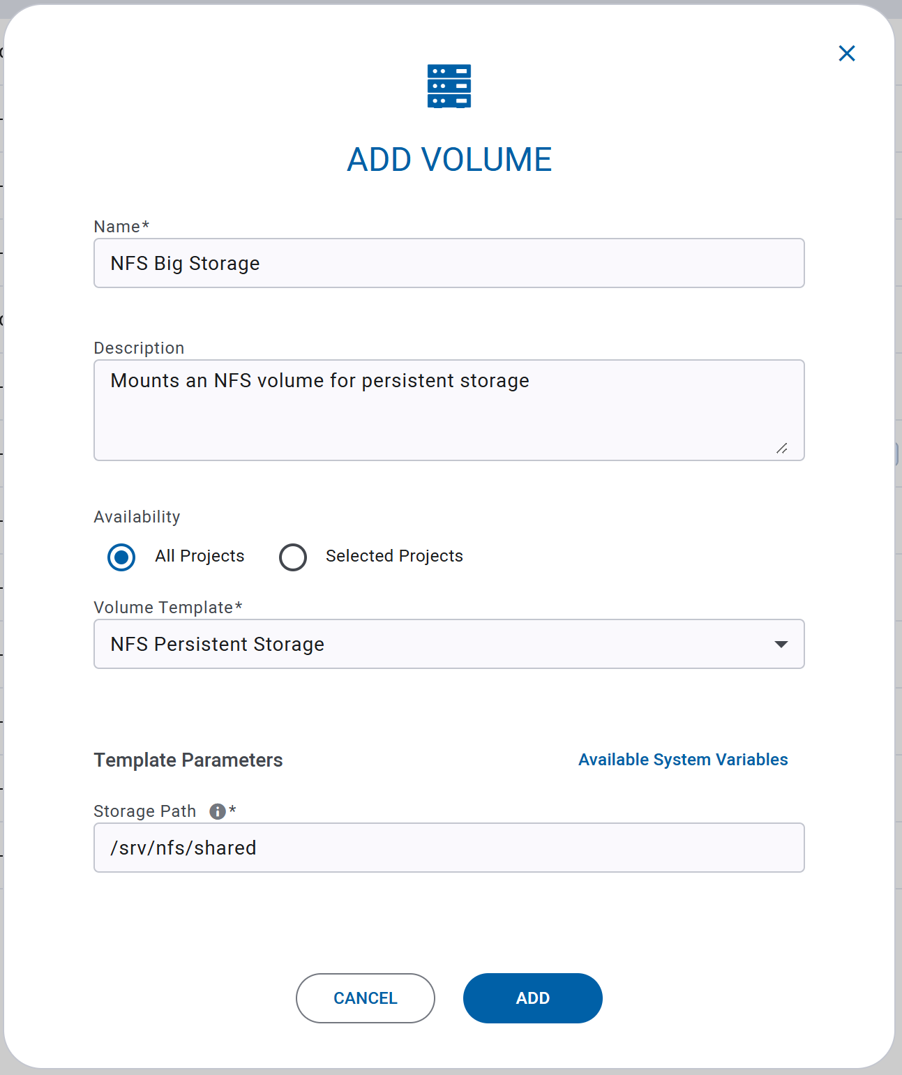 Volumes | ClearML