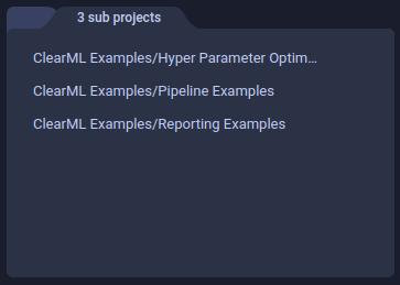 Subproject tab